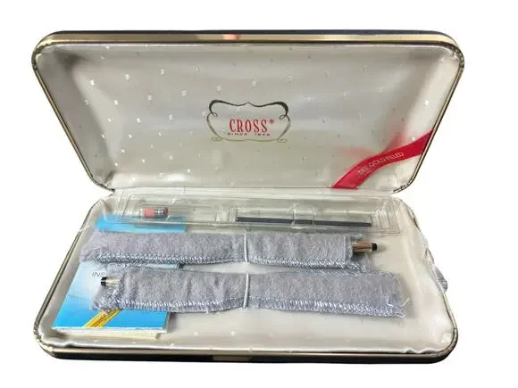 Vintage CROSS 14K Gold Filled Pen & Pencil Set Case Booklet