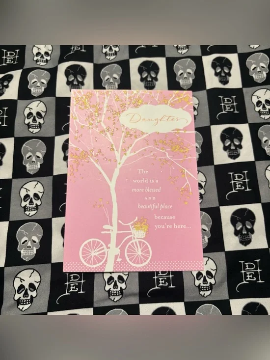 🎃5 for $25🎃 90s Happy Birthday Daughter Religious Christian Pink Birthday Card