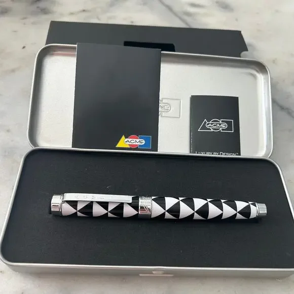 ACME Studios Tri-UMF Rollerball Pen Adrian Olabuenaga New Box Memphis Design