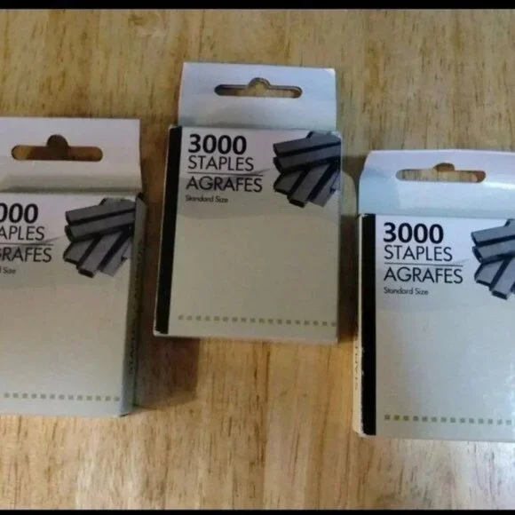 STANDARD STAPLES BUNDLE- 3 BOXES-NEW