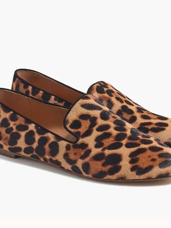Jcrew leopard flats