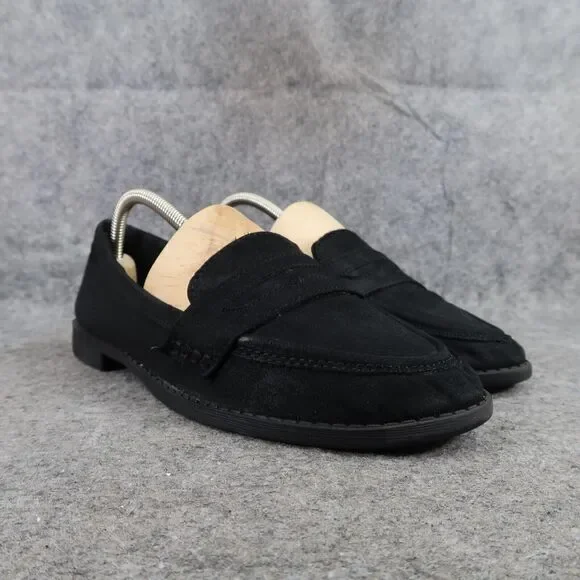 American Eagle Outfitters Shoes Womens 10 Penny Loafer Classic Fashion Black AEO