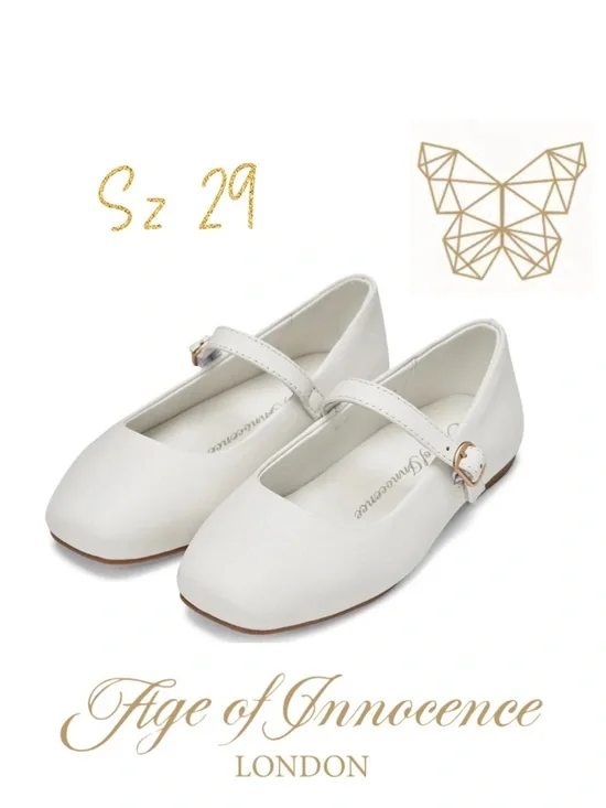 Age of innocence sz 29 MANDY WHITE FLATS  Mary Jane