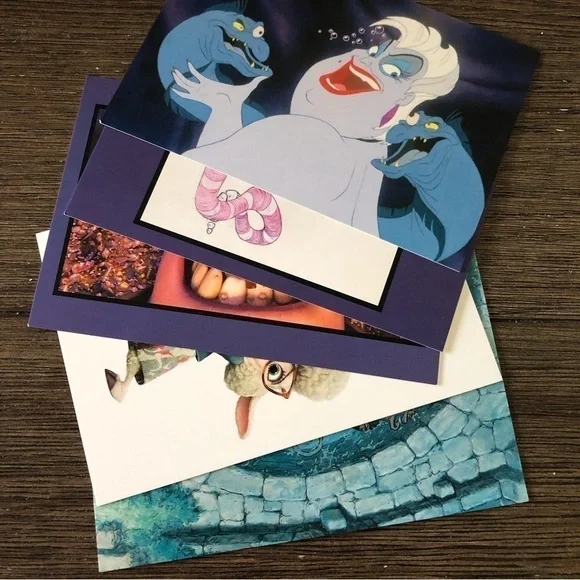 Disney Villains Postcards: Mixed set (set of 5)