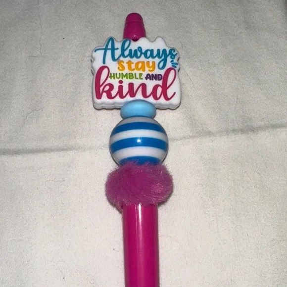 Colorful Motivational Pen with Inspiring Message