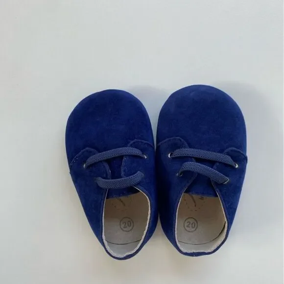 NWOT MTK Joseph Suede Baby Boy Shoes in royal blue