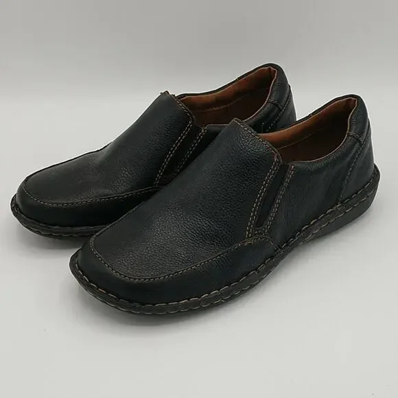 Cabela's Brown Textured Leather Slip-on Shoe size 9M
