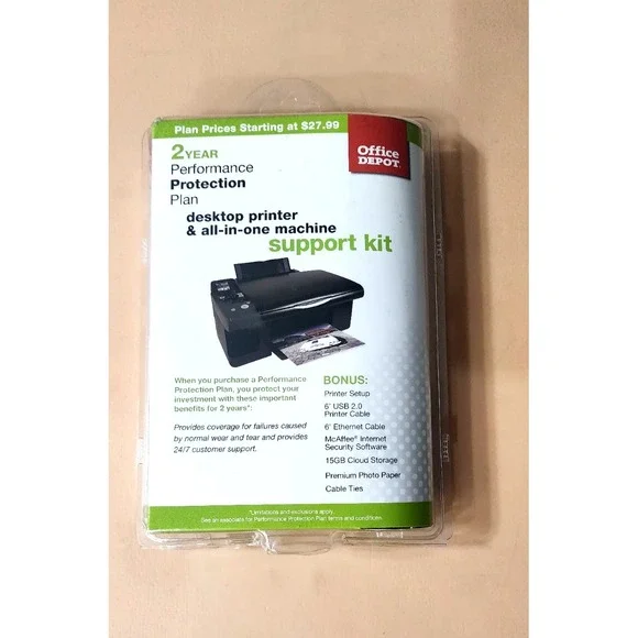 Office Depot Desktop Printer‎ Support Kit - 2-year protection plan