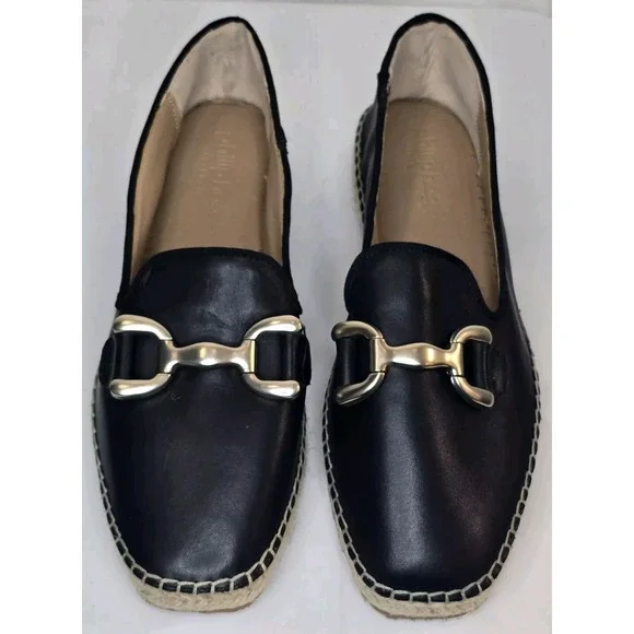 Philip Hog Stockholm Black Loafers Flats Slip On Women Shoes Womens EU 40 US 9.5