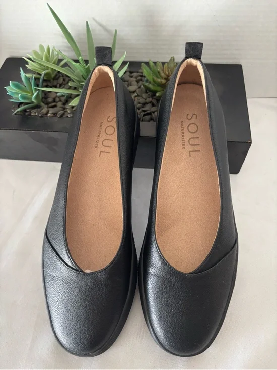 BRAND NEW SOUL Naturalizer Black Slip-On Ballet Flats “Neela” style SZ 10