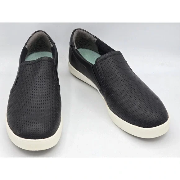 DR. SCHOLL'S SLIP ON SHOES SNEAKERS WOMAN‎ SZ US 9M Madison BLACK