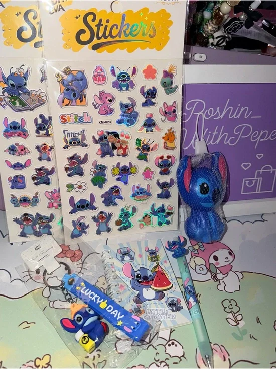 🩵Stitch Sticker Accessories Bundle