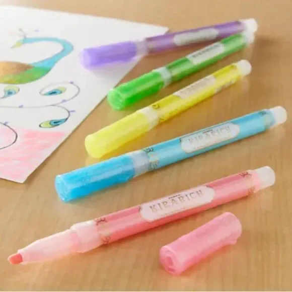 Bundle of pen markers for journaling