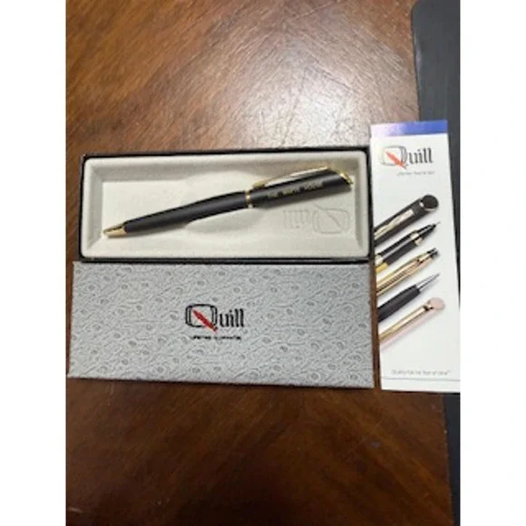 Quill Executive The White House Black and Gold‎ Pen