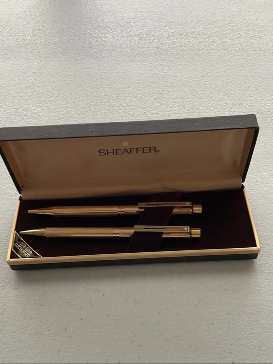Sheaffer 23K-Electroplated Gold-Tone Pen & Pencil Gift Set