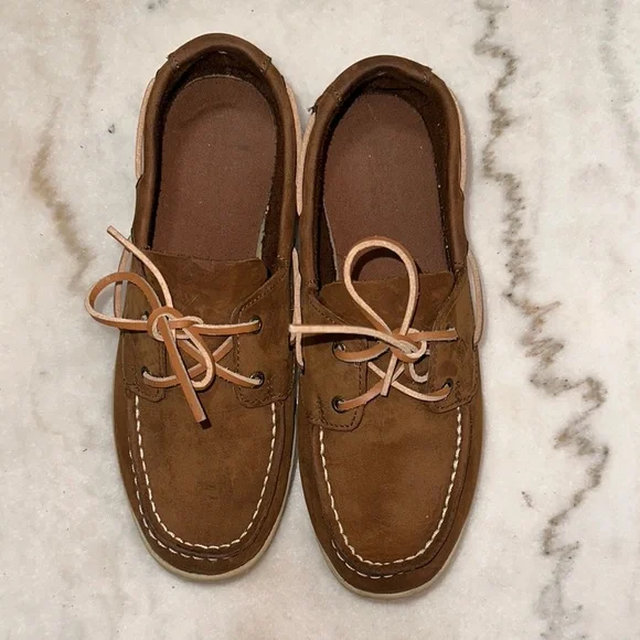 Sperry Brown‎ Leather Boat Shoes Classic Design