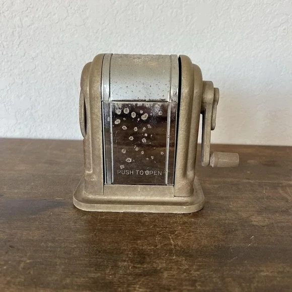 Vintage Boston Ranger 55 Pencil Sharpener 6 Hole Adjustable Point Selector‎ USA