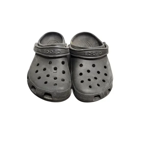 Crocs Classic Clogs Black Unisex Slip On Comfort Shoes Size‎ M5 W7