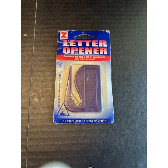 Vintage Purple Letter Opener NOS