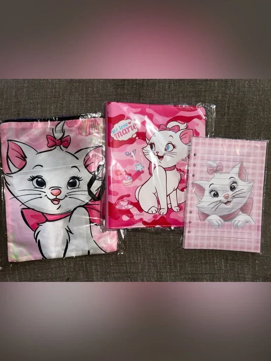 Marie Cat A5 Binder /IPAD bag/Paper