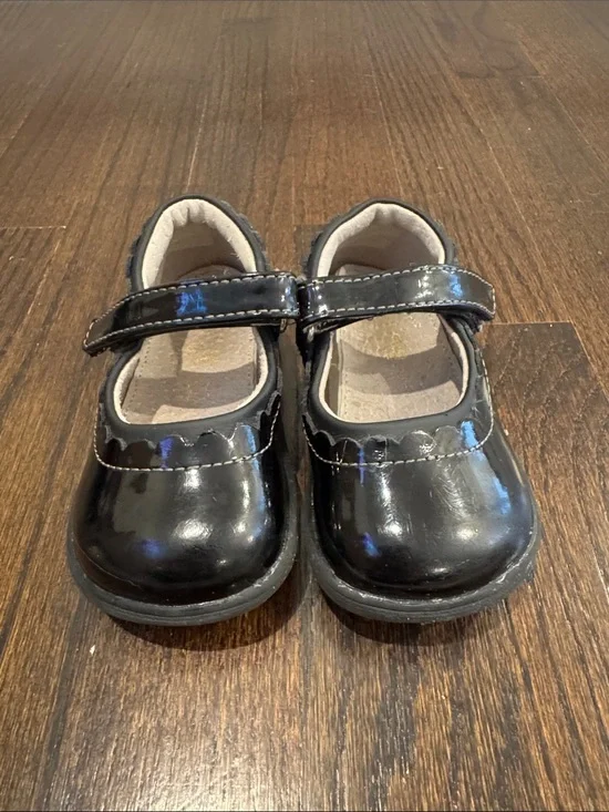 See Kai Run Jane II Black Patent Mary Jane Shoes Toddler Girl Size 6