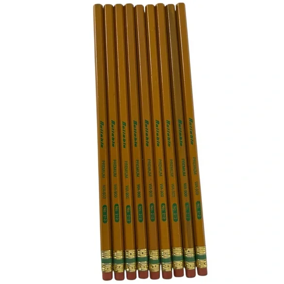 🦋 5/$25 - Reliable Premium WA-900 No. 212 Pencils - Set of 9 - Vintage