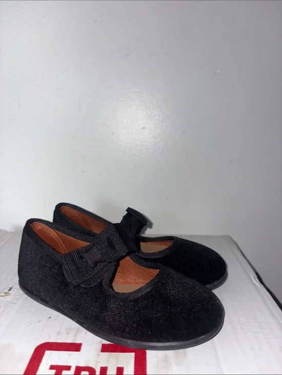 Kids Elephantito Mary Jane Bow Shoes size 28