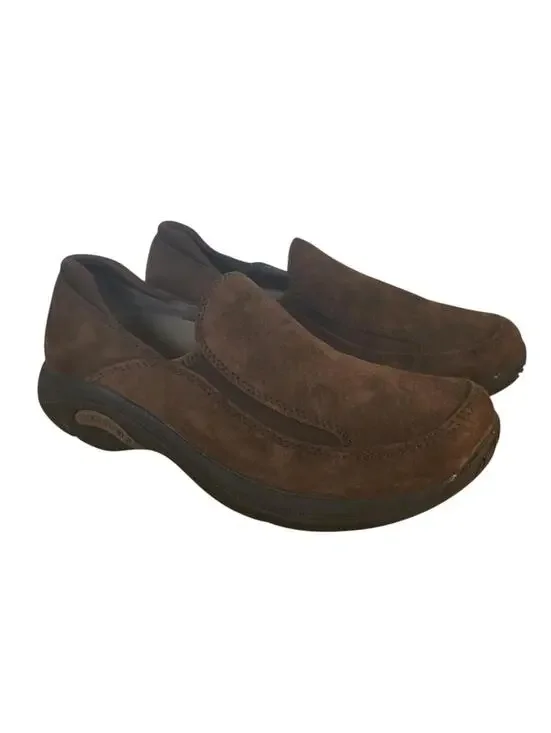 Women's Merrell Treviso Moc II Loafers Shoes Size 6.5 M Brown‎ Suede Casual
