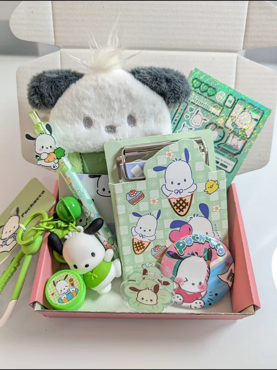 Mini Pochacco-Inspired Kawaii Stationery Gift Box