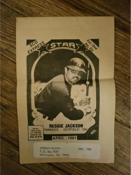 Sports Collectors Digest Express - Reggie Jackson Yankees April 81 - vol 1, no 6