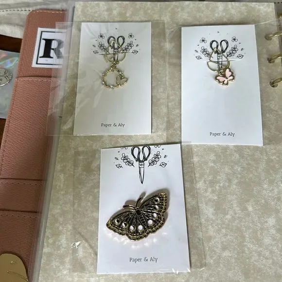Paper & Aly clip charms and magnet enamel clip NWT bundle 3