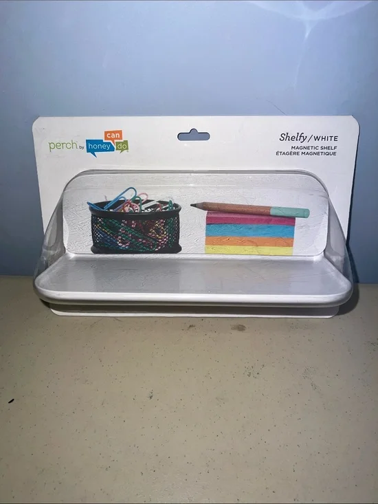 White Magnetic Shelf