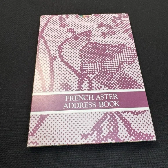 Vintage Avon French Aster Address Book 1986‎ NEW
