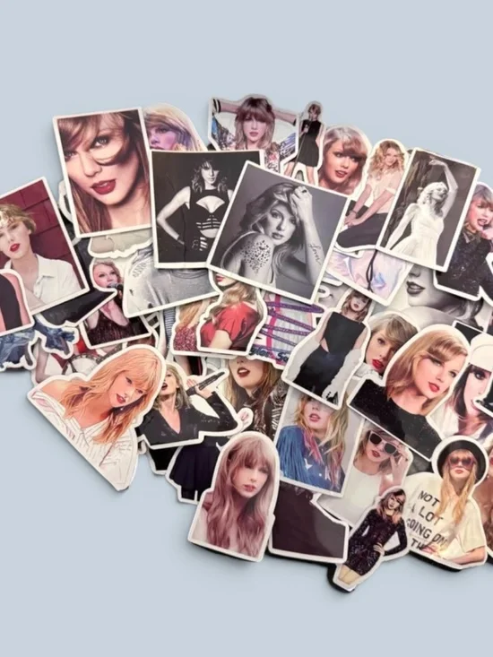 Taylor Inspired Portrait Vinyl Sticker Pack | 50 Stickers