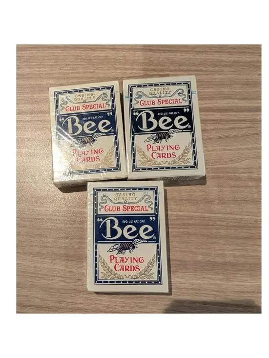 Bee Club Special Playing Cards Lot of 3 Sealed Casino Quality Decks