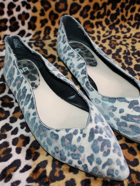 BP Nordstrom Pointed-Toe Leopard Print Flats