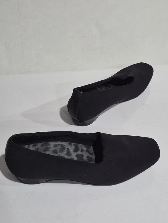 Vionic Women’s Powell Denim Black Comfort Slip-On Wedge Size 11
