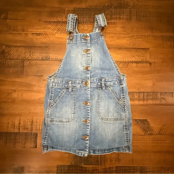 Oshkosh‎ Girls Denim Jumper Dress Size 7
