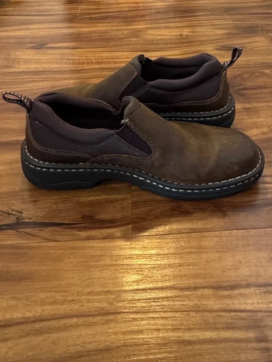Ariat Women’s Traverse Distressed Brown Leather Slip-On Casual Shoes 8B Gorpcore