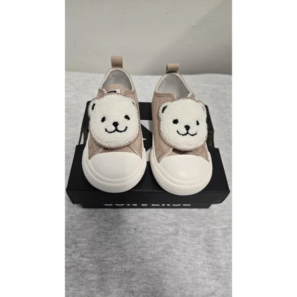 Children's Converse All Star Bear Sherpa A10040F Bear Warm Quarry 6 Infant