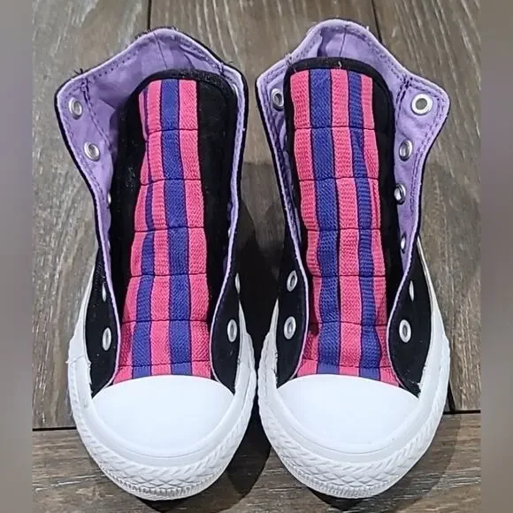 Converse Chuck Taylor All Star High Top Shimmer Sneaker, Girls Size 11.5