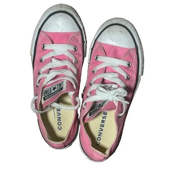 Converse Chuck Taylor All Star Shoes Youth Size 13 Pink Canvas Sneaker