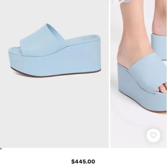 Mansur gavriel platform mules #14