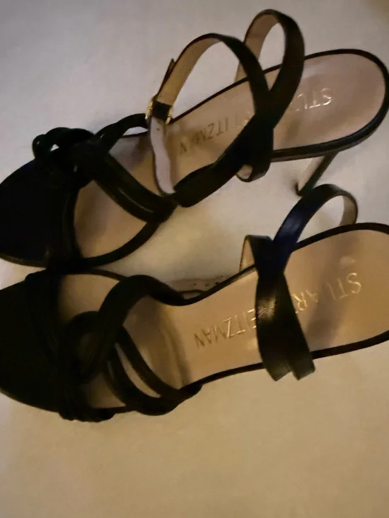 Stuart Weitzman Twist 95 Strappy High-Heel Sandals