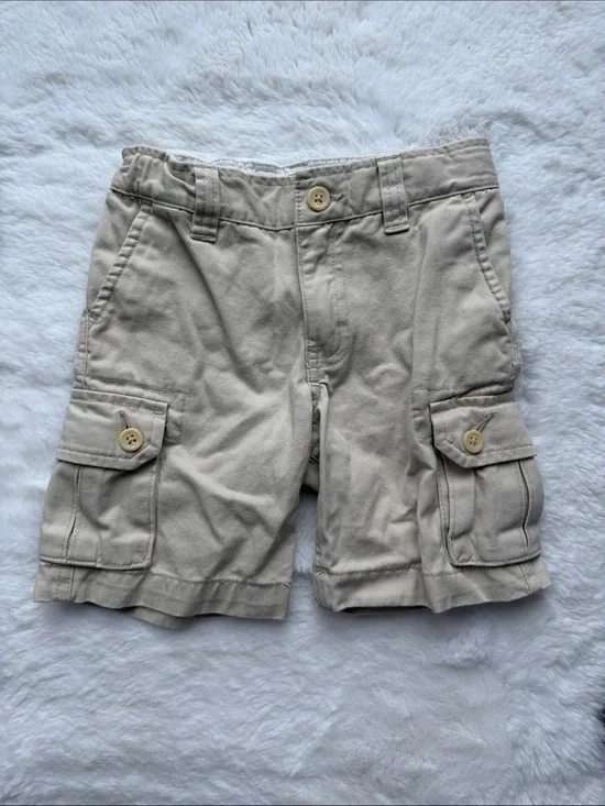 Polo Ralph Lauren Boys Cargo Shorts with Adjustable Waist Khaki size 4