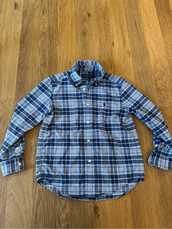 Ralph Lauren Performance boys button down shirt Sz 6