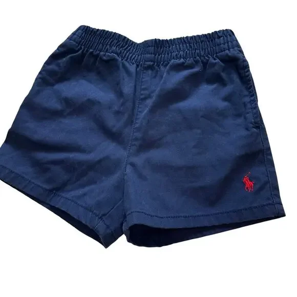 Ralph Lauren Baby Shorts sz 12 m pony logo shorts chino shorts
