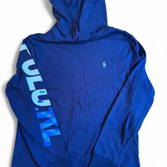 Polo Ralph Lauren Long Sleeve Graphic Hoodie Navy Blue