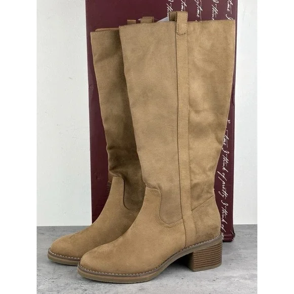 Kensie‎ Women's Naya Knee High Boots Size 11 Brown New In Box