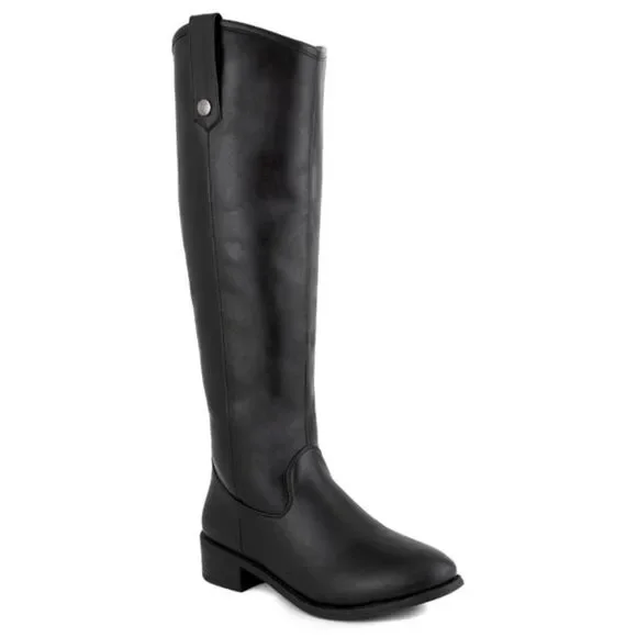 LONDON FOG Womens Irie Riding Boot Size 9.5 Wide NEW #K291
